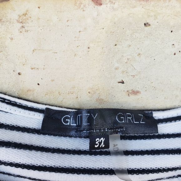 Glitzy Girls Soft striped sweater - Picture 4 of 5
